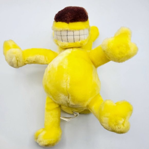 Vintage Yellow Mother Goose & Grimm Grimmy Dog Stuffed Animal 24K Co Plush 9" - Picture 4 of 9